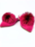 Pom pom mules shoes by Vivien Lauren - Handmade Luxury Italian Leather Collections
