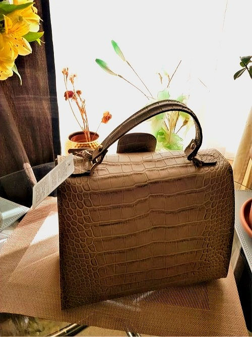 Thumbnail: Classic Vivienne Luxury Bag Designed and Handmade by Vivien Lauren