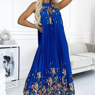 Summer Long Floral Print Dress By Vivien Lauren