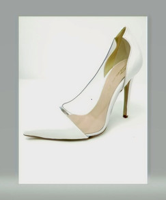 White Court Shoe - Pump Handmade shoes by Vivien Lauren