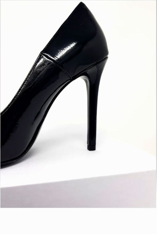 Thumbnail: Handmade Office Shoes                               Color: Black Patent Finish