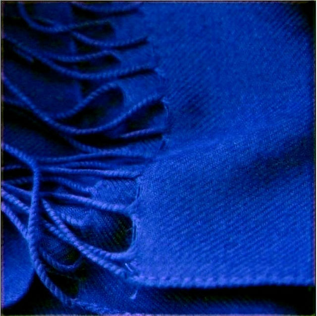 Deep Blue Shawl - Handmade in Italy by Vivien Lauren