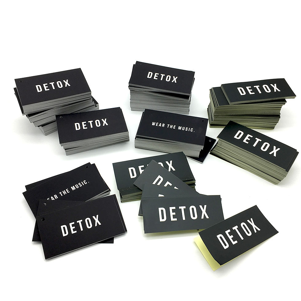 縮圖：DETOX吊牌、貼紙、透明貼紙