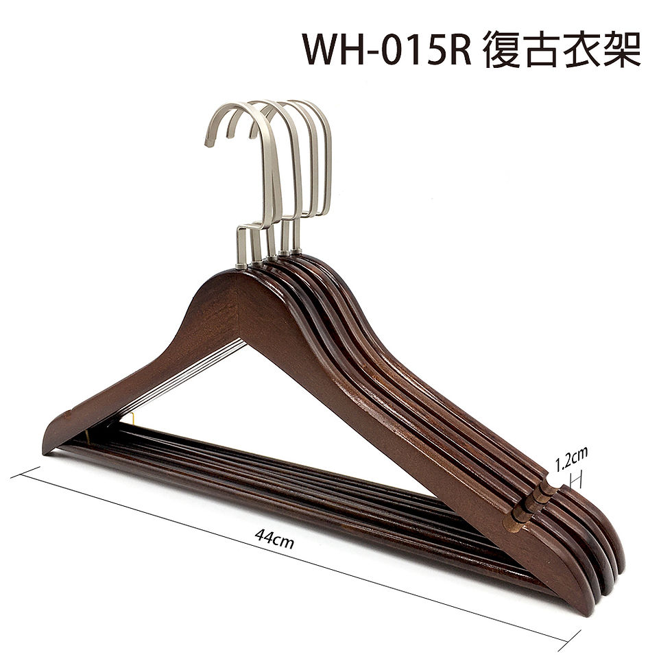 縮圖：WH-015R 復古木衣架