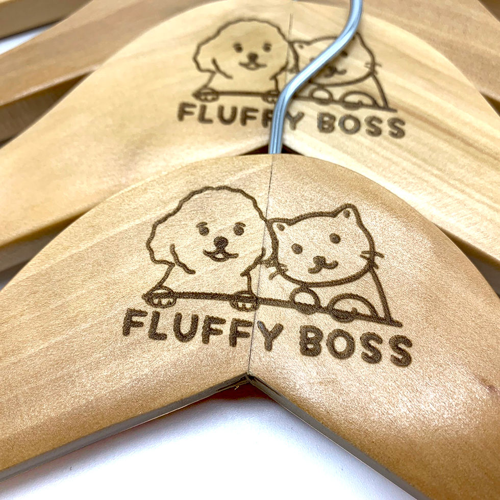 縮圖：FLUFFY BOSS 客製衣架