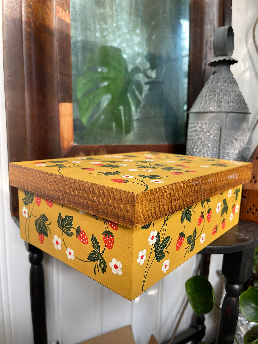 Thumbnail: Painted Strawberry Box