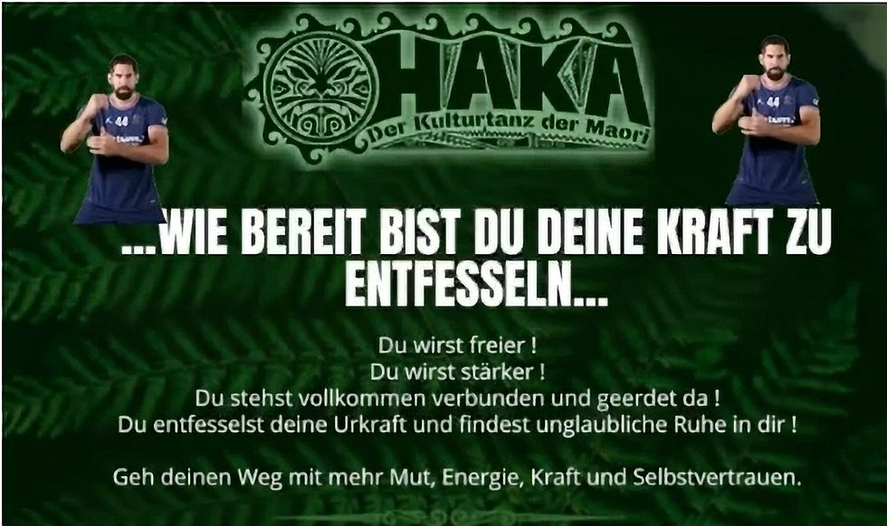Partneranlass - HAKA, der Kulturtanz der Maori