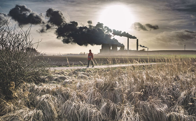 Man Near Power Plant