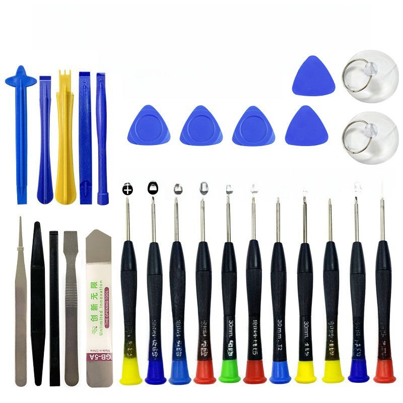 Thumbnail: 21-Piece Phone Repair Tool Kit with Magnetic Screwdrivers