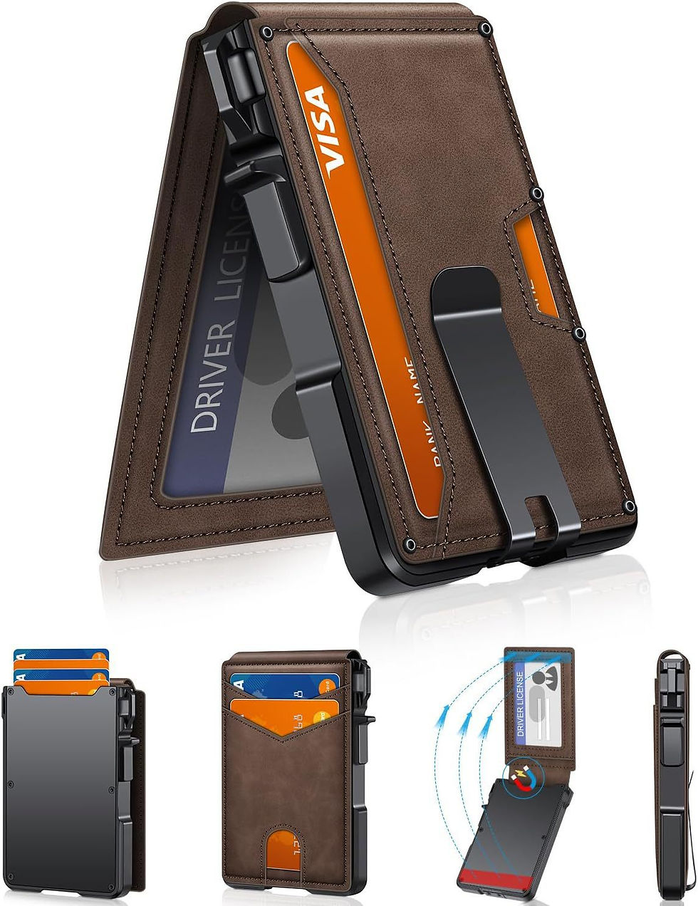 Thumbnail: Metal RFID Card Holder Wallet
