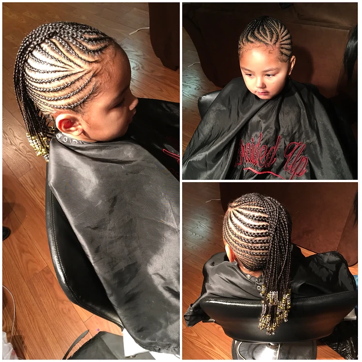 Great Mills Kids Without Extensions Braided Up