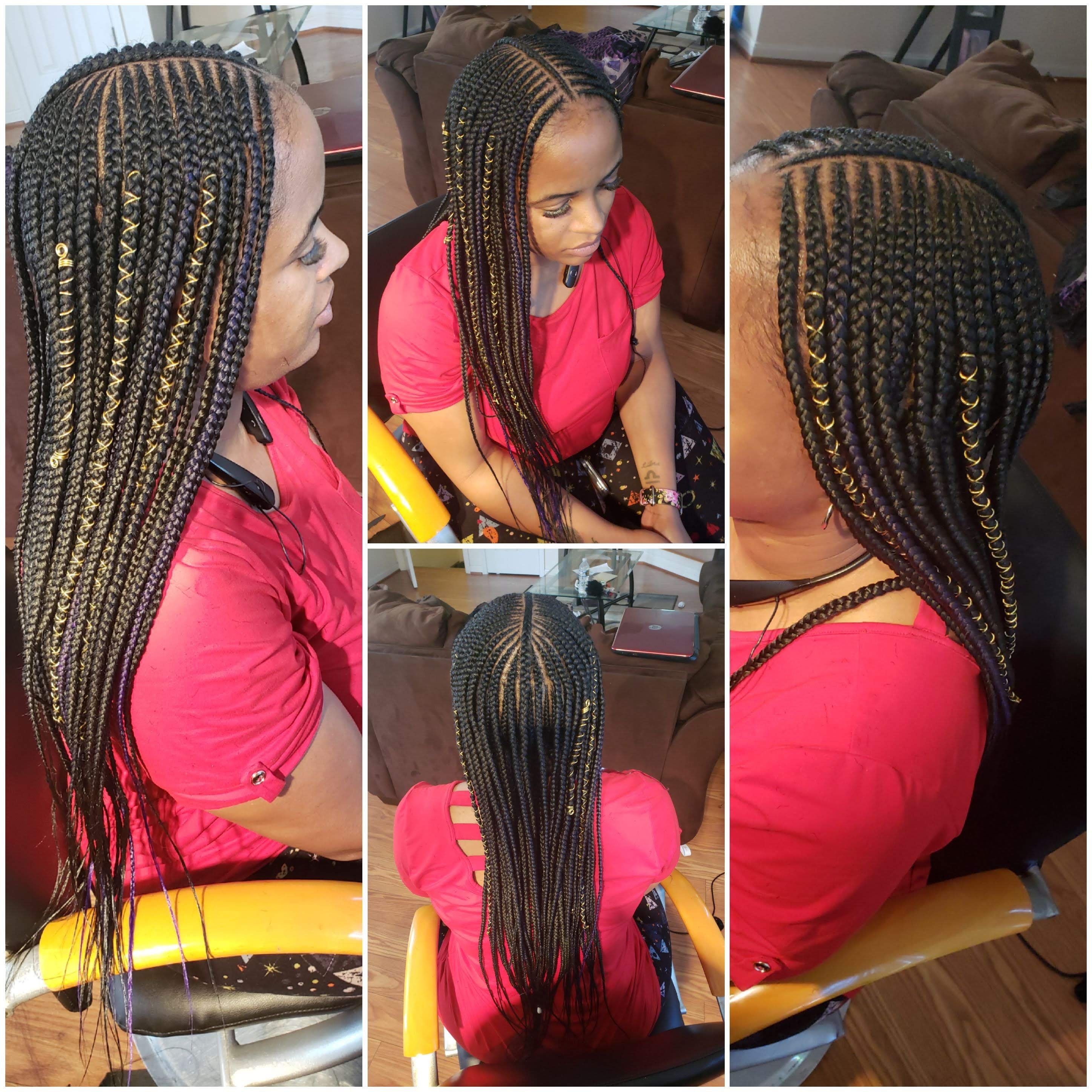 Two Layer Braids Hairstyles Wavy Haircut