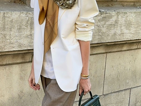 how to style silk scarf
