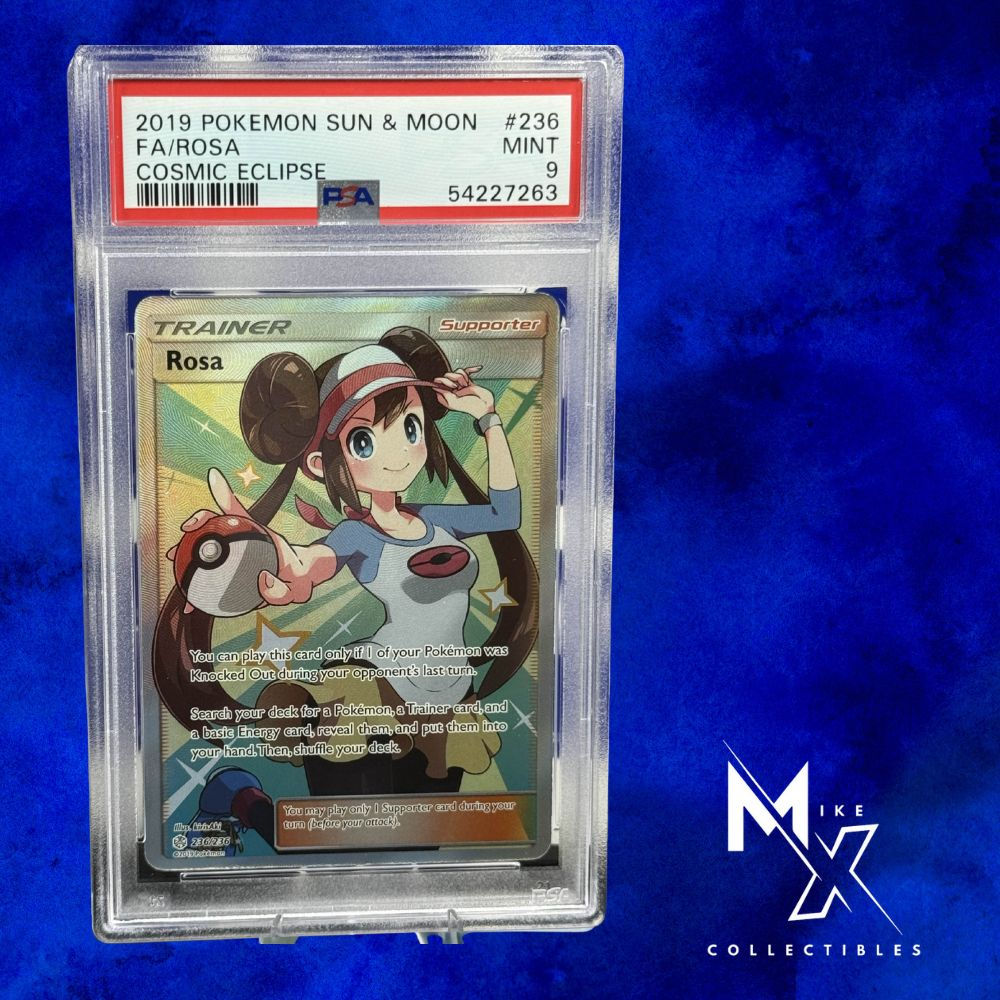 PSA 9 Rosa Full Art #236/236 - Cosmic Eclipse