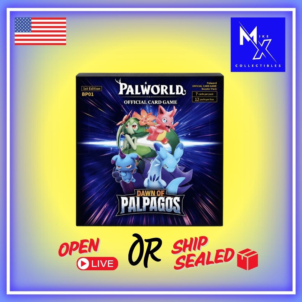 Palworld - Dawn of Palpagos (1st Edition Error) Booster Box from SEALED CASE