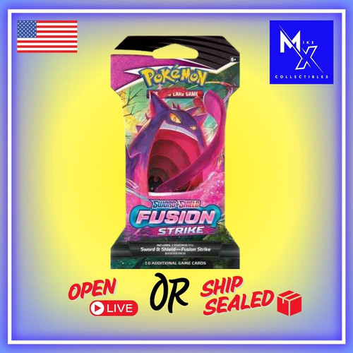 pokemon fusion booster pack Strike Sleeved this booster adds to your Pokémon cards booster packs collection while offering a chance at pulling rare Pokémon cards Pokémon Fusion Strike Booster Pack
