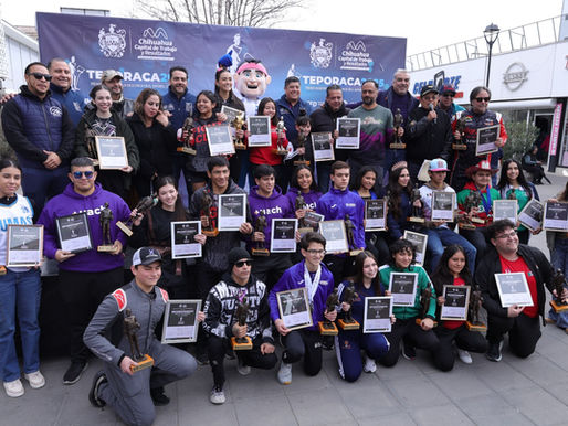Desfilan con orgullo las y los deportistas ganadores del Premio Teporaca 2025