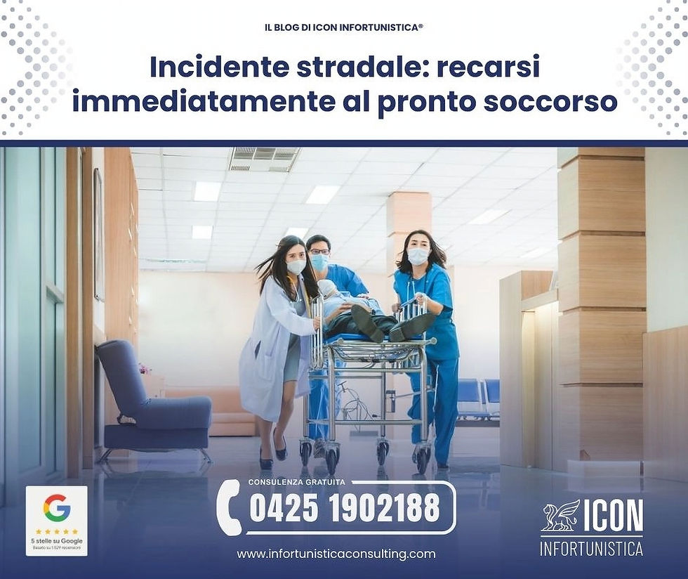Accesso Pronto Soccorso dopo Incidente Stradale