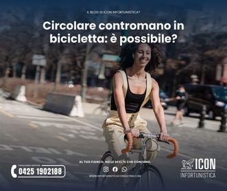 Contromano in bicicletta