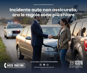 Regole precise in caso di incidente con auto non assicurata