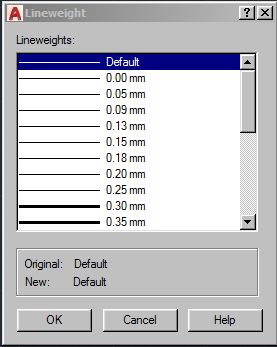 lineweights
