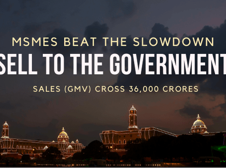 India's GeM portal crosses GMV of Rs. 36,000 crores with more than 40 thousand registered buyers. 