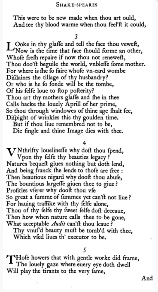 Thumbnail: Shakespeare's Sonnets