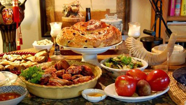 Delicious Rosh Hashanah meal