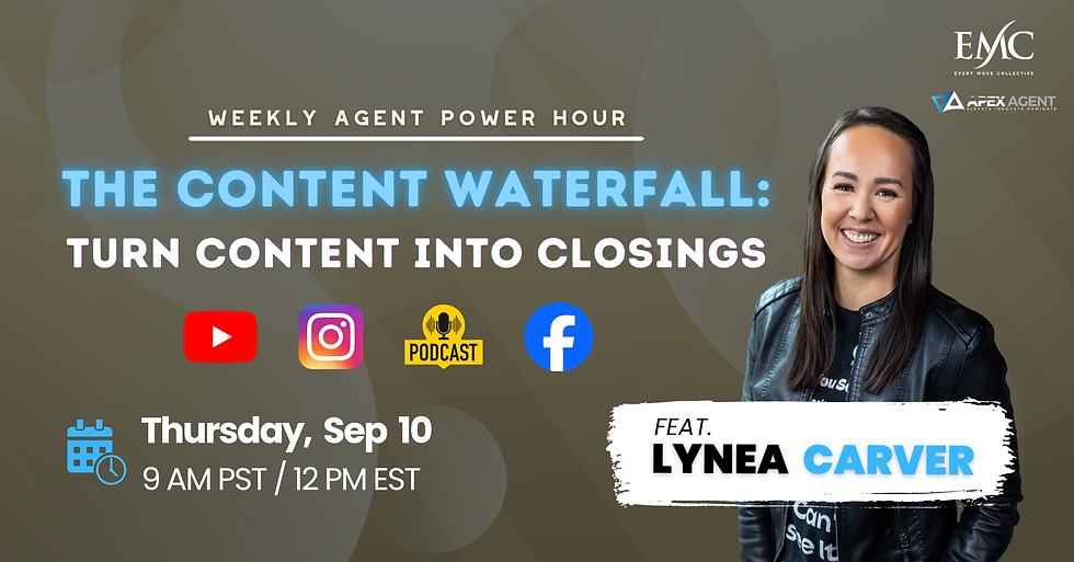 The Content Waterfall: Turn Content Into Closings ft. Lynea Carver