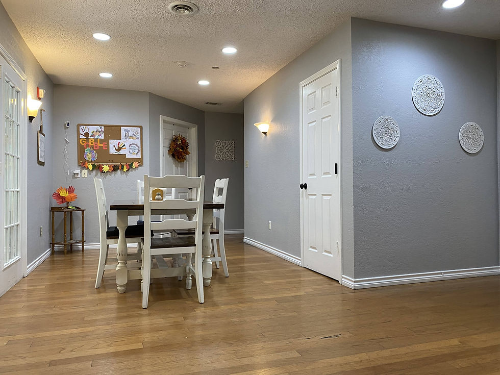 Milestone Inside dining area