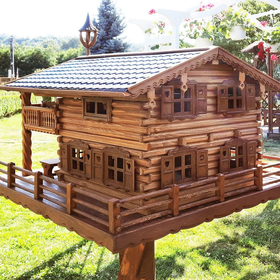 Miniatură: CASUTA TIROLIANA ORNAMENTALA