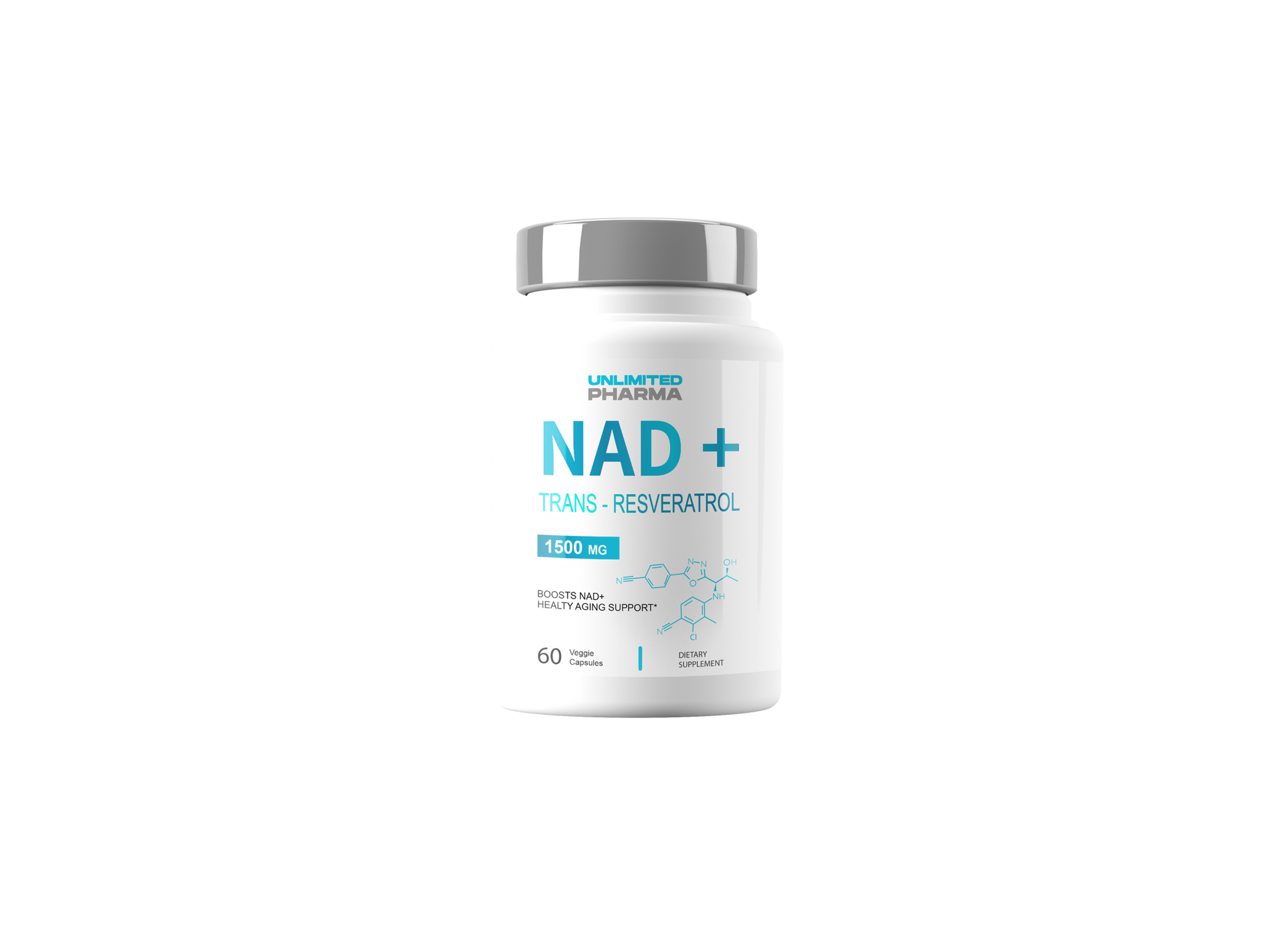 Resveratrol nad+ 60 capsulas veganas