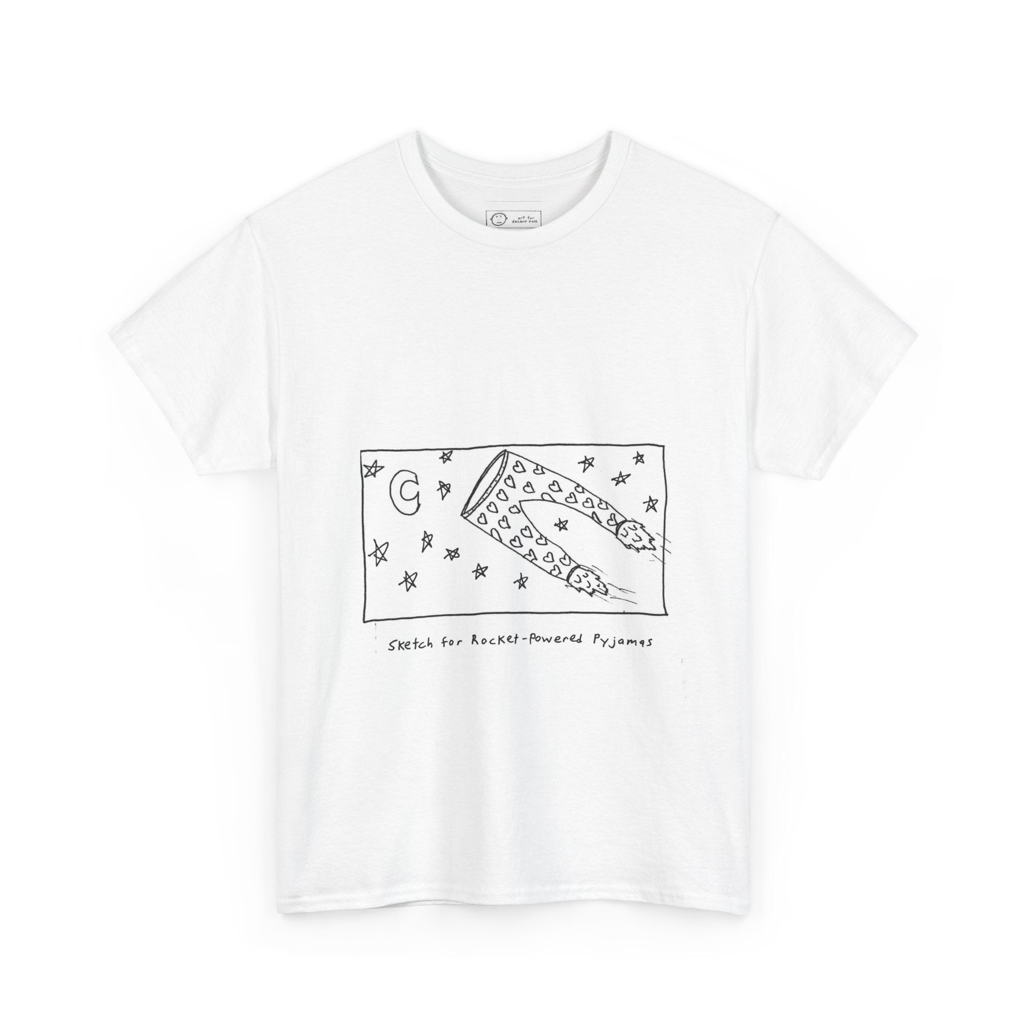 T-Shirt -- Sketch for Rocket Powered Pajamas
