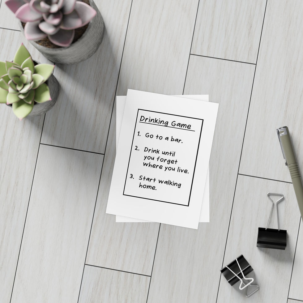 Thumbnail: Postcard Bundles -- Drinking Game