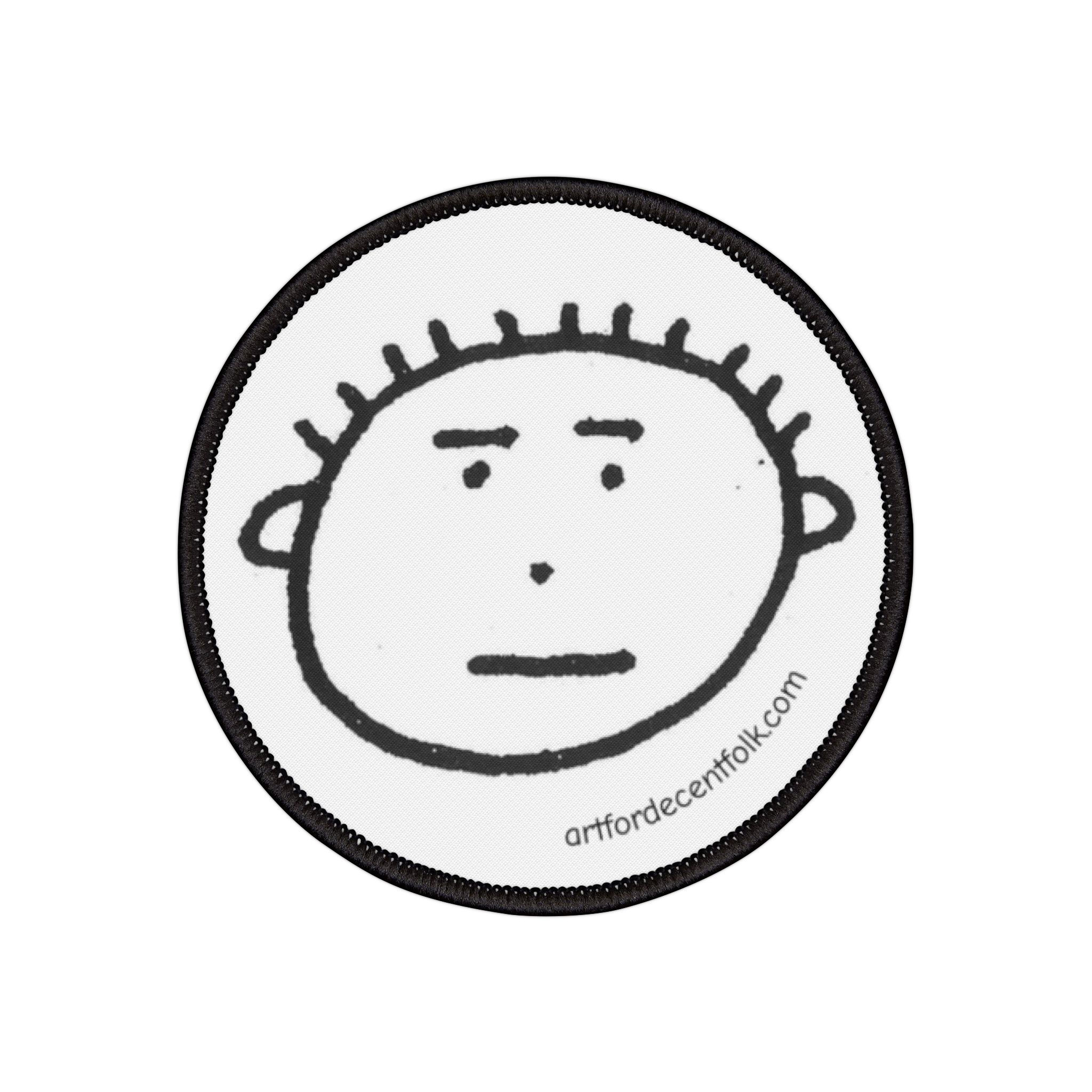 Iron-on Patch -- art for decent folk