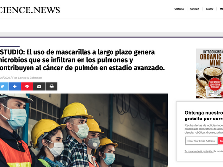 ESTUDIO: El uso de mascarillas a largo plazo asociado a cáncer de pulmón