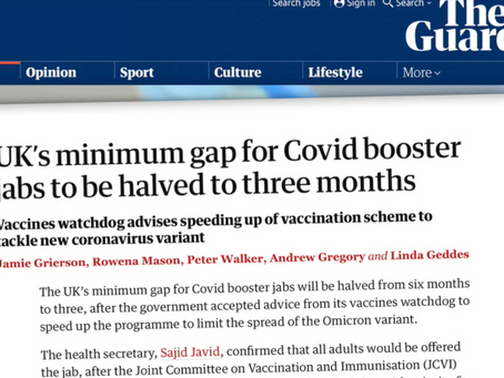 BBC - Sajid Javid : Booster Jabs should be every 3 months for all people 18 and above