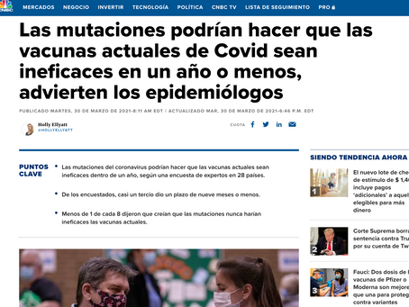 Vacunas actuales de Covid serán ineficaces en un año o menos, advierten los epidemiólogos
