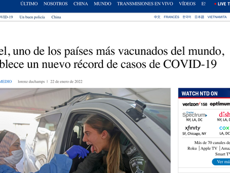 ISRAEL : Uno de los países mas Vacunados del MUNDO rompe Records en Casos de COVID-19