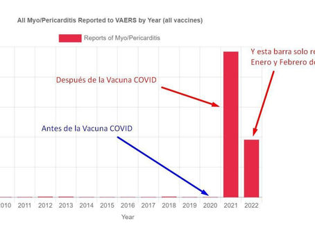 ALARMANTE Cantidad de MYO/PERICARDITIS curiosamente posterior a la VACUNACION EXPERIMENTAL
