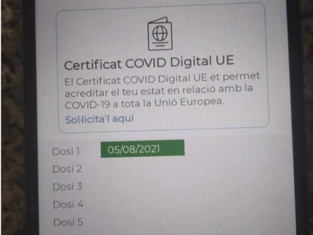 ¿"CERTIFICADO de VACUNACION"en Comunidad Europea contempla ya 8 dosis ? 