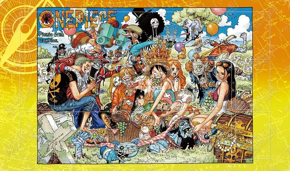 One Piece, Anime Playmat Trading Card Game Mat, Table Mat 60X35Cm