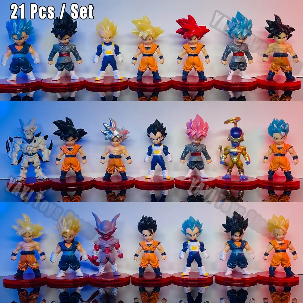 Thumbnail: Dragon Ball Z Super Saiyan Set Action Figurine Model