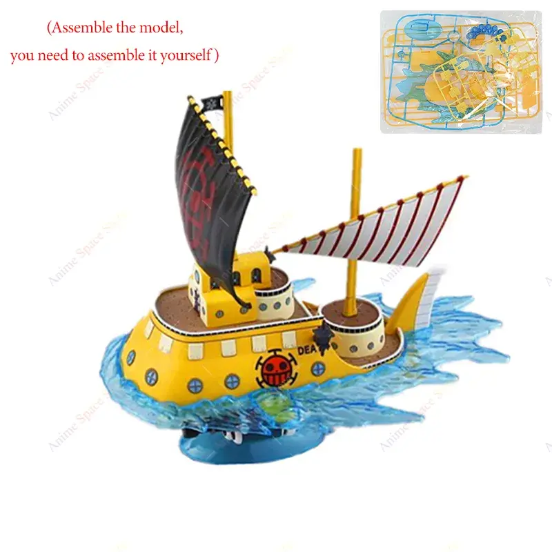 18cm Anime One Piece Figure Thousand Sunny Going Merry Boat Pirate Ship