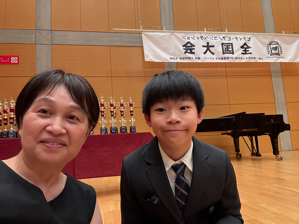 ピティナ全国大会ベスト賞