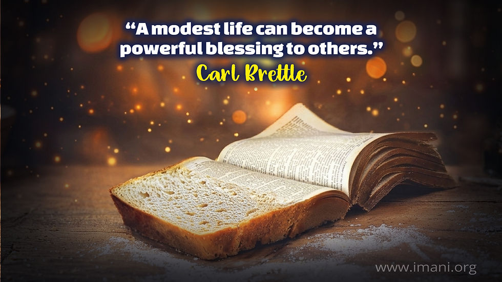 01501 - Living Modestly For Others