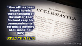 Books Of The Bible : Ecclesiastes
