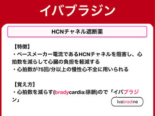 イバブラジン 覚え方