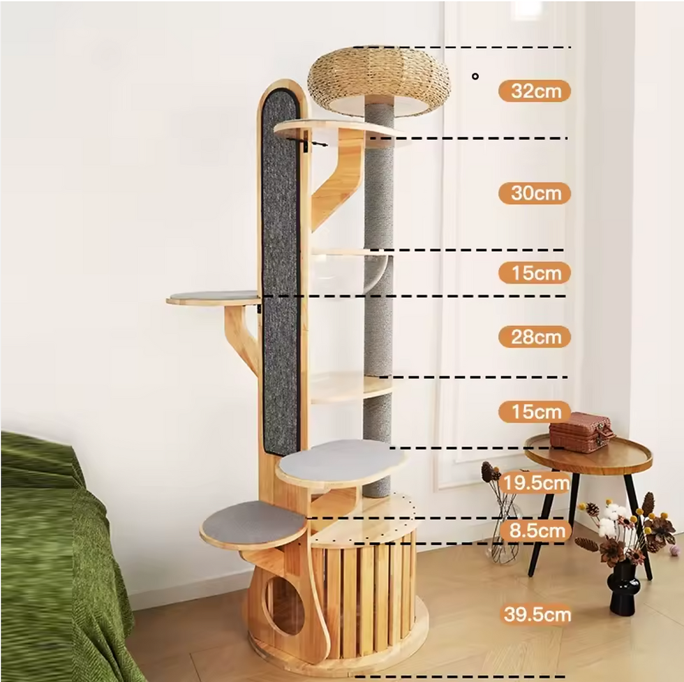 Thumbnail: Luxury Cat Tower with Scratching Board