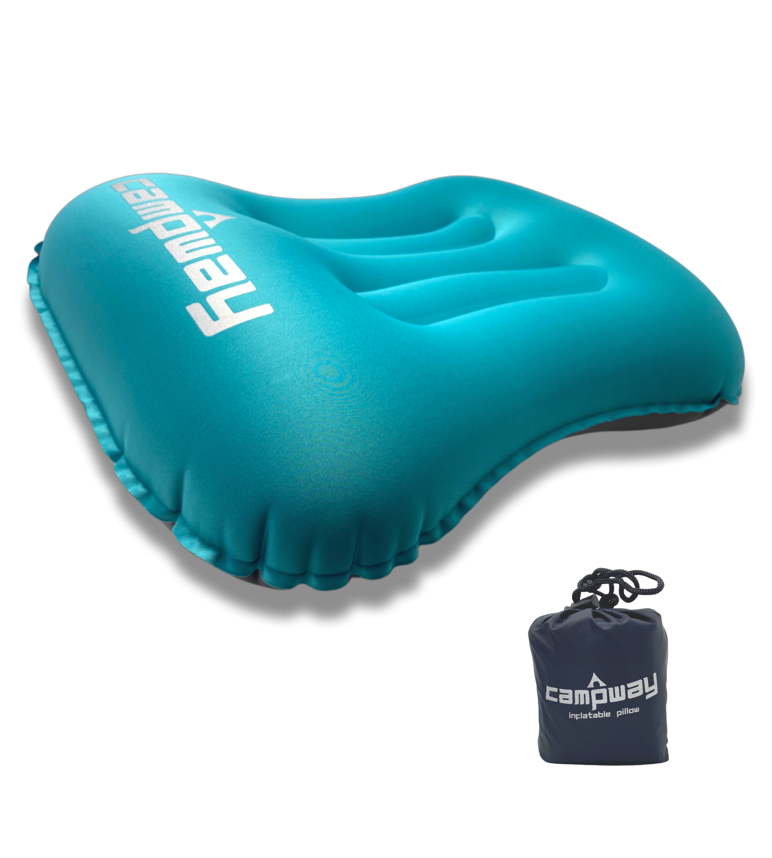 MIRI Ultralight Inflatable Camping and Travel Pillow - Cool Blue